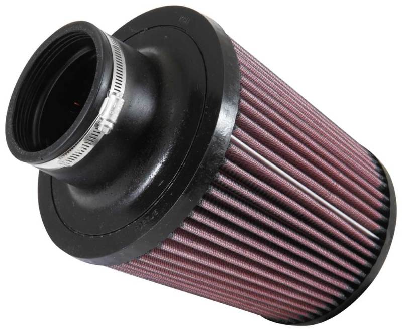 K&N Filter Universal Rubber Filter 2 3/4 inch Flange 6 inch Base 5 inch Top 6 1/2 inch Height - Burkken Auto Parts