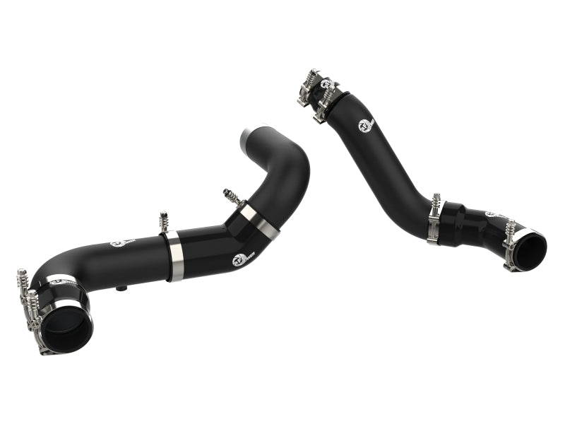 aFe 16-19 RAM 1500 V6 3.0L (TD) BladeRunner 3in Aluminum Hot & Cold Charge Pipe Kit - Black - Burkken Auto Parts