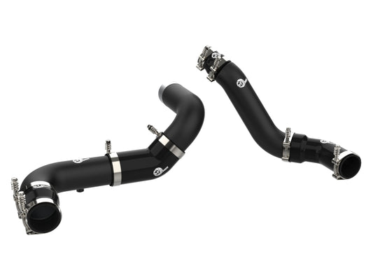 aFe 16-19 RAM 1500 V6 3.0L (TD) BladeRunner 3in Aluminum Hot & Cold Charge Pipe Kit - Black - Burkken Auto Parts