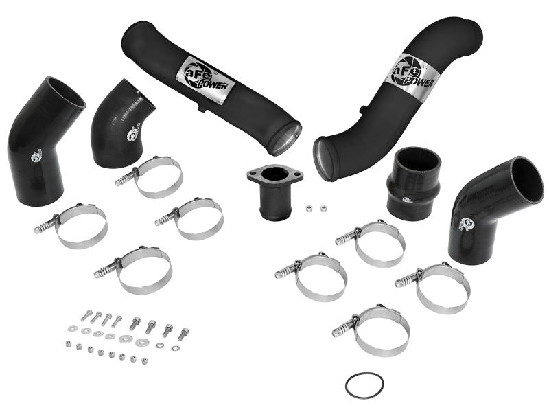 aFe BladeRunner Intercooler w/ Black Tubes 16-17 Nissan Titan XD V8 5.0L (td) - Burkken Auto Parts