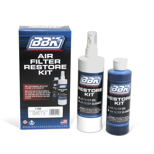 BBK BBK Cold Air Filter Restore Cleaner And Re-Oil Kit - Burkken Auto Parts