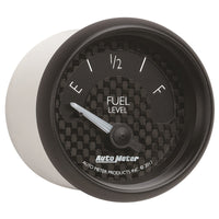 Autometer GT Series 52mm Short Sweep Electronic 240-33 ohms Fuel Level (For use w/ 3262) - Burkken Auto Parts