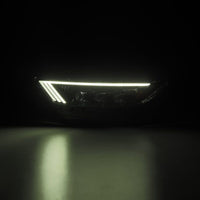 AlphaRex 15-17 Ford Mustang NOVA LED Proj HL Alpha-Black w/Activ Light/Seq. Signal + Switchback DRL - Burkken Auto Parts