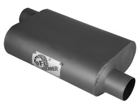 aFe Scorpion Replacement Alum Steel Muffler 2-1/2in In/Out Baffled Offset/Offset 13inL x10inW x4inH - Burkken Auto Parts