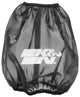 K&N Black Drycharger Round Tapered Custom Air Filter Wrap - Burkken Auto Parts