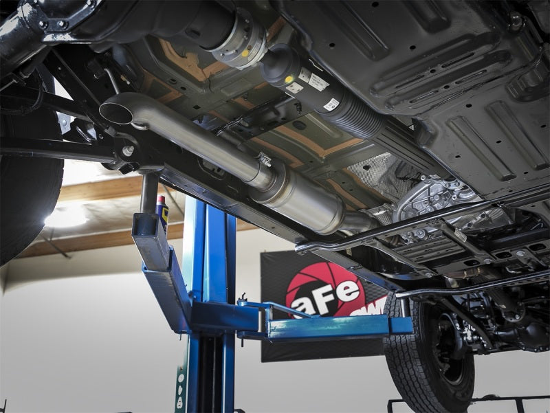aFe Rock Duster 3in 409 SS Cat-Back Turn-Down Exhaust 2018+ Jeep Wrangler (JL) V6 3.6L - Burkken Auto Parts