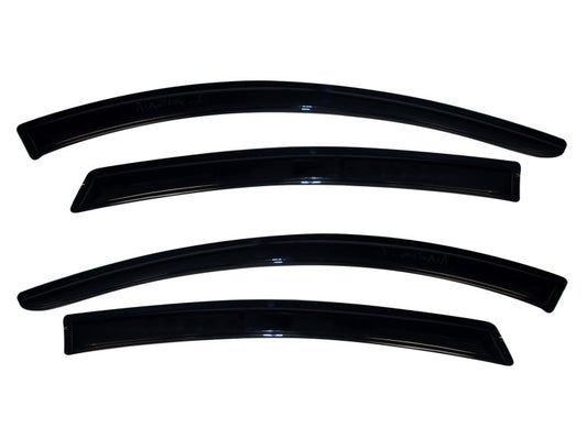 AVS 09-13 Mazda 6 Ventvisor Outside Mount Window Deflectors 4pc - Smoke - Burkken Auto Parts