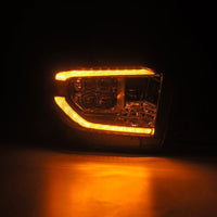 AlphaRex 14-21 Toyota Tundra NOVA LED Proj HL Chrome w/Actv Light & Seq. Sig + Switchback DRL - Burkken Auto Parts