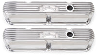 Edelbrock Valve Cover Classic Series Chrysler La 318-340-360 CI V8 Polshed - Burkken Auto Parts