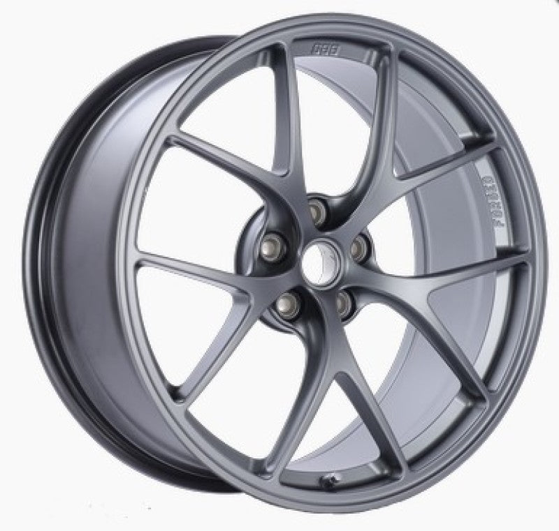 BBS FI 20x8.75 5x114.3 ET44 CB67 Titanium Wheel -82mm PFS/Clip Req - Burkken Auto Parts