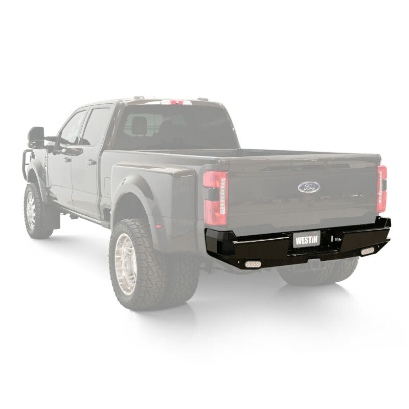 Westin 23-25 Ford F-250/350/450/550/600 HDX Bandit Rear Bumper - Black