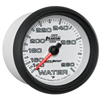 Autometer Phantom II 2-5/8in 140-280 Degree F Mechanical Water Gauge - Burkken Auto Parts