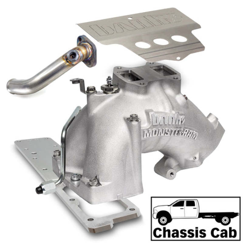 Banks Power 13-18 Ram 3500/4500/5500 6.7L Diesel Monster-Ram Intake System w/Fuel Line - Natural - Burkken Auto Parts
