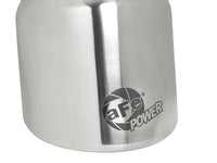 aFe MACH Force-Xp 304 SS Clamp-On Exhaust Tip 2.5in. Inlet / 4in. Outlet / 6in. L - Polished - Burkken Auto Parts