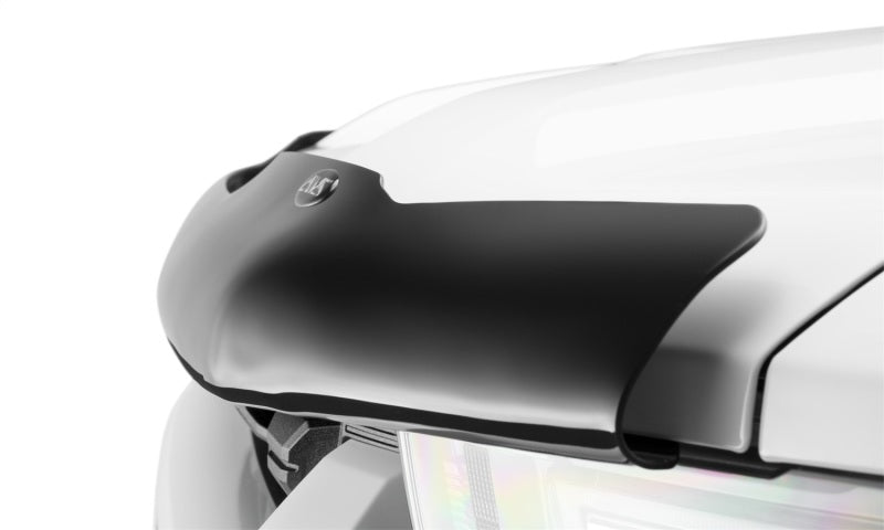 AVS 16-18 Nissan Titan XD Bugflector Medium Profile Hood Shield - Smoke - Burkken Auto Parts