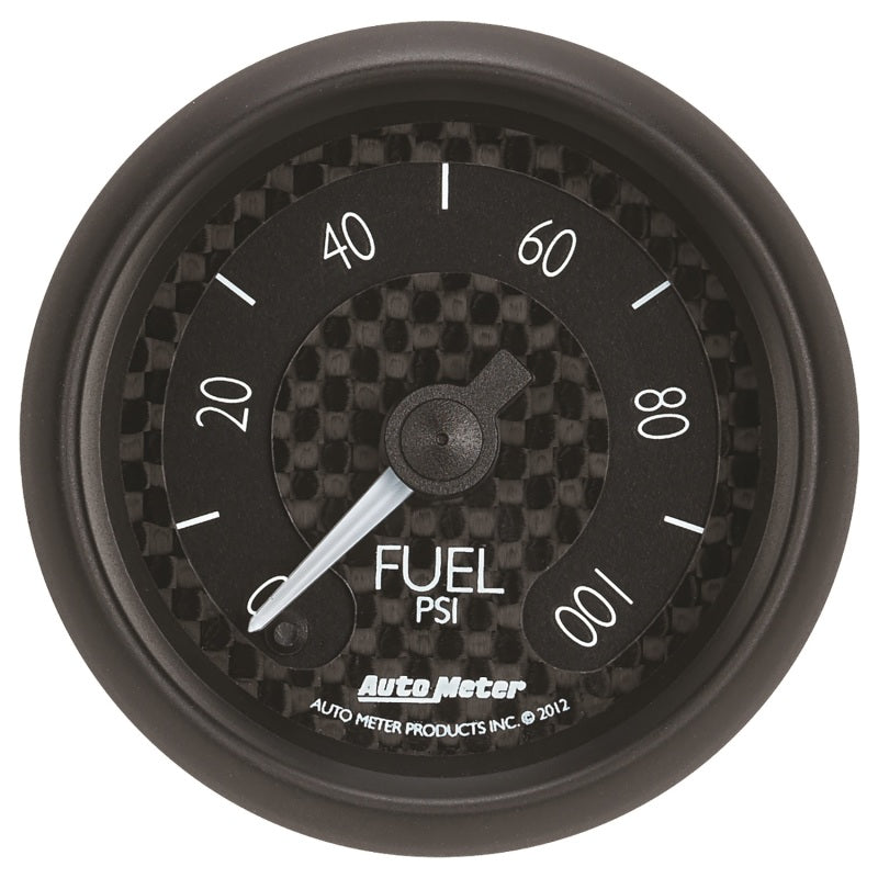 Autometer GT Series 52mm Full Sweep Electronic 0-100 PSI Fuel Pressure Gauge - Burkken Auto Parts