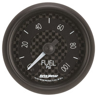 Autometer GT Series 52mm Full Sweep Electronic 0-100 PSI Fuel Pressure Gauge - Burkken Auto Parts