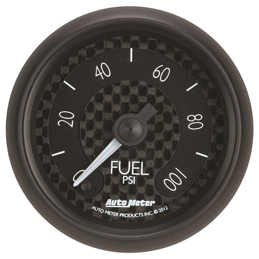 Autometer GT Series 52mm Full Sweep Electronic 0-100 PSI Fuel Pressure Gauge - Burkken Auto Parts