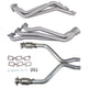 BBK 11-14 Ford Mustang V6 1-3/4 Long Tube Headers w/High Flow Catted X-Pipe (Ti Ceramic) - Burkken Auto Parts