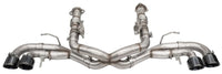Corsa 20-25 Corvette C8 3in Xtreme Cat-Back Exhaust 4.5in Blk Quad Tips - Integrates stock AFM Valve - Burkken Auto Parts