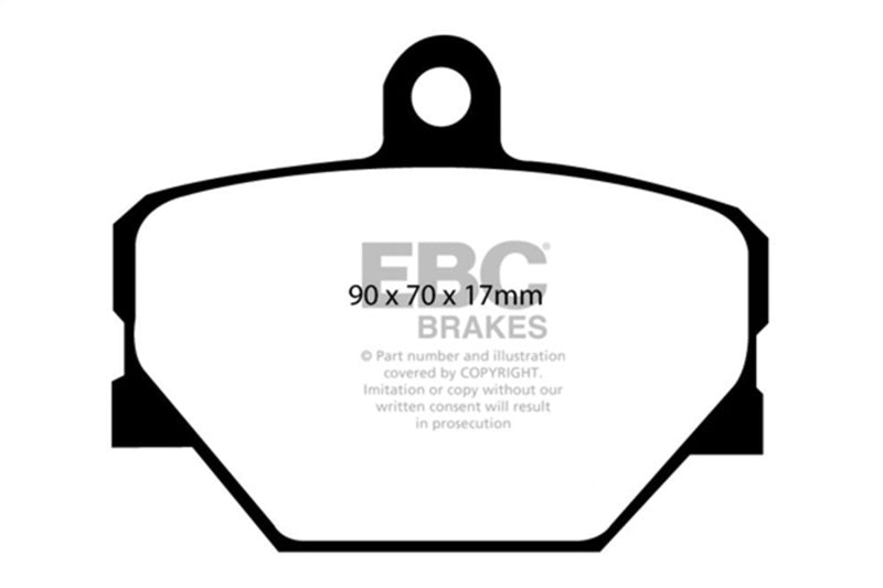 EBC 08+ Smart Fortwo 1.0 Greenstuff Front Brake Pads - Burkken Auto Parts