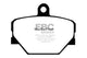 EBC 08+ Smart Fortwo 1.0 Redstuff Front Brake Pads - Burkken Auto Parts