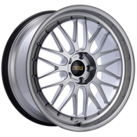 BBS LM 20x9.5 5x114.3 ET40 CB66 Diamond Silver Center Diamond Cut Lip Wheel - Burkken Auto Parts