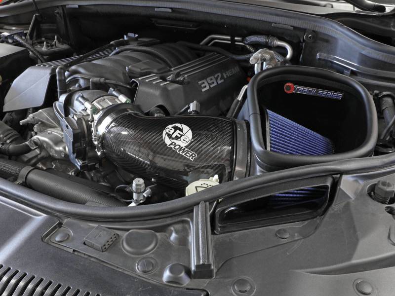 aFe 12-21 Jeep Grand Cherokee 6.4L Track Series Carbon Fiber Cold Air Intake System w/Pro 5R Filter - Burkken Auto Parts
