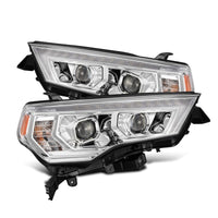 AlphaRex 14-22 Toyota 4Runner LUXX-Series LED Proj Headlights Chrome w/Actv Light & Seq. Sig + DRL - Burkken Auto Parts