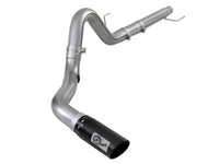 aFe Large Bore-HD 4in 409 SS DPF-Back Exh 18-19 Ford F-150 V6-3.0L (td) w/ Black Tip - Burkken Auto Parts