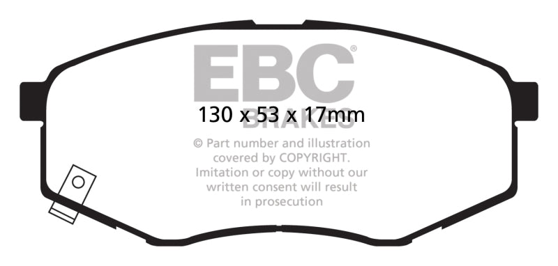 EBC 10-15 Hyundai Tucson 2.0 FWD Greenstuff Front Brake Pads - Burkken Auto Parts