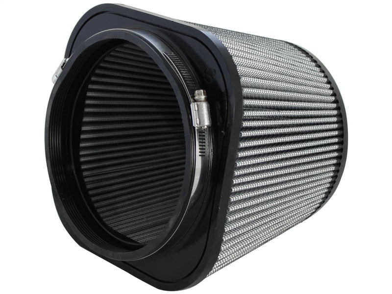 aFe MagnumFLOW Pro DRY S Universal Air Filter 7.13in F x (8.75 x 8.75)in B x 7in T(Inv) x 6.75in H - Burkken Auto Parts