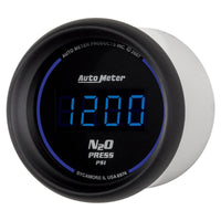 Autometer Ultra-Lite 2-1/16in 1600 PSI Digital Nitrous Pressure Gauge - Black - Burkken Auto Parts