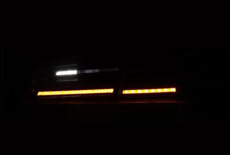 AlphaRex 12-21 Tesla Model S LUXX-Series LED Tail Lights - Alpha-Black - Burkken Auto Parts