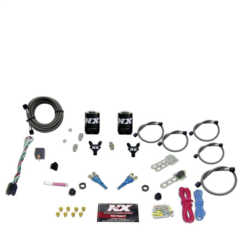 Nitrous Express Ford EFI Dual Nozzle Nitrous Kit (100-300HP) w/o Bottle - Burkken Auto Parts