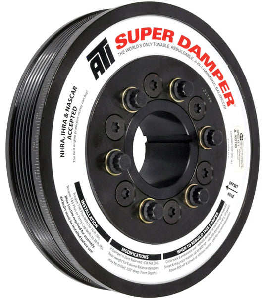 ATI Damper - 7.425in - Steel - 6 Grv - Duramax - 01-15 - Neutral Balance - 3 Ring - Heavy Inertia - Burkken Auto Parts