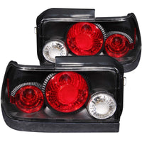 ANZO 1993-1997 Toyota Corolla Taillights Black - Burkken Auto Parts