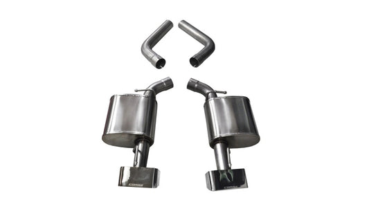 Corsa 2015-2023 Dodge Challenger 6.4L V8 2.75in Dual Rear Exit Axle-Back Sport GTX2 Polished Tips - Burkken Auto Parts
