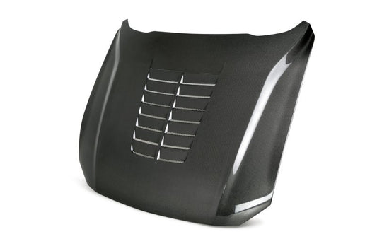 Anderson Composites 18-19 Ford Mustang Double Sided Type-GT5 Carbon Fiber Hood - Burkken Auto Parts
