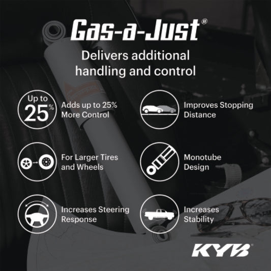KYB 2020+ RAM 2500 Pickup 2WD 6.7 Diesel (w/o Rear Air Springs) Gas-a-Just Gas Shock - Rear