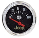 Autometer Jeep 52mm 0-100 PSI Short Sweep Electronic Oil Pressure Gauge - Burkken Auto Parts