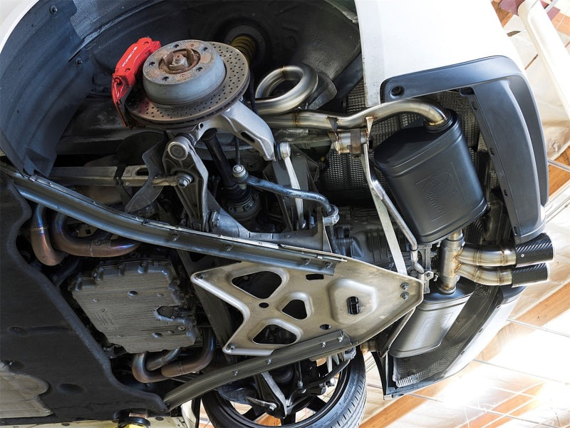 aFe MACHForce-Xp 2in 304 SS Cat-Back Exhaust w/Carbon Fiber Tips 13-16 Porsche Boxster 2.7L/3.4L - Burkken Auto Parts