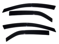 AVS 10-12 Kia Forte Ventvisor Outside Mount Window Deflectors 4pc - Smoke - Burkken Auto Parts