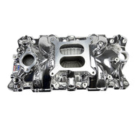 Edelbrock SBC Performer EPS Manifold - Chrome Plasma Coated - Burkken Auto Parts