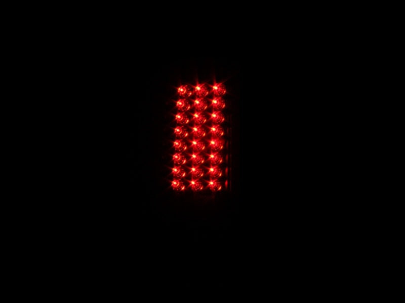 ANZO 2008-2015 Ford F-250 LED Taillights Black - Burkken Auto Parts