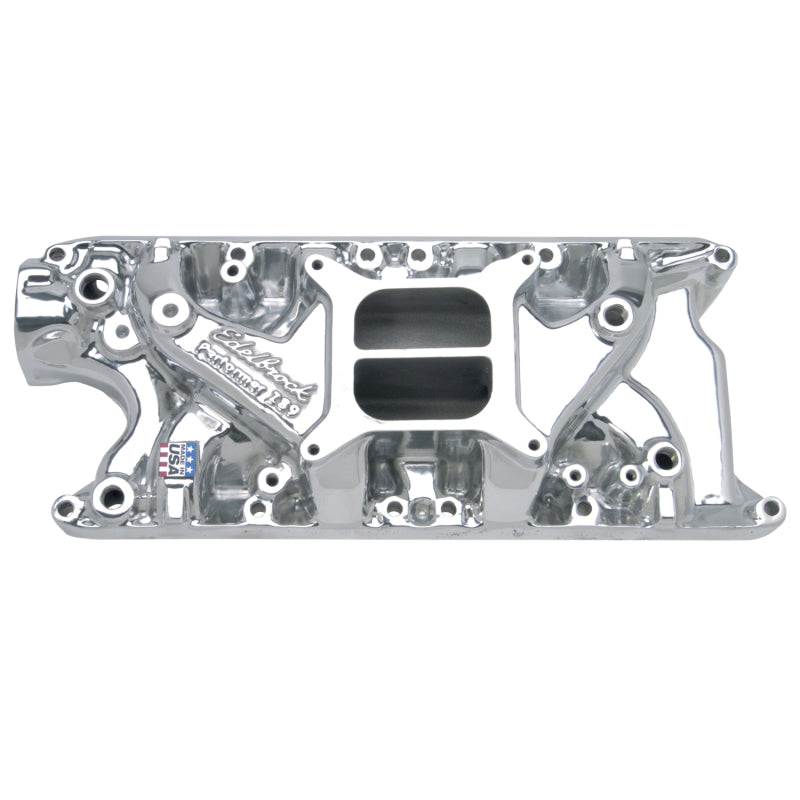 Edelbrock Perf 289 w/ O EGR Polished Manifold - Burkken Auto Parts