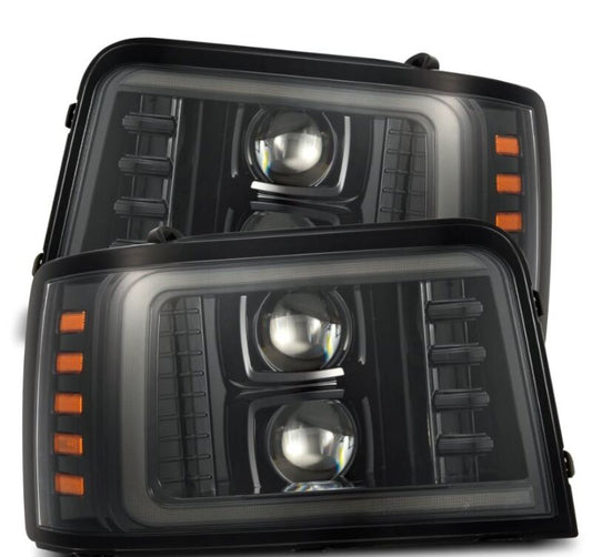 AlphaRex 92-96 Ford F Series - LUXX-Series Projector Headlights - Burkken Auto Parts