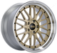 BBS LM 18x8 / 5x112 / ET45 / - Gold Center / Diamond Cut Lip Wheel