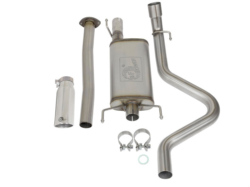 aFe MACH Force XP Cat-Back Stainless Steel Exhaust Syst w/Polished Tip Toyota Tacoma 05-12 L4-2.7L - Burkken Auto Parts