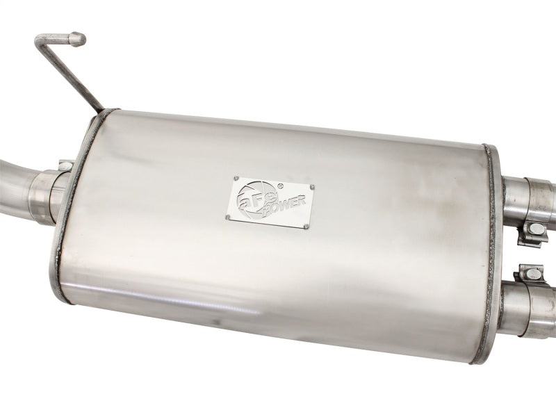 aFe MACHForce XP Exhaust Cat-Back 2.5/3in SS-409 w/ Polished Tip 05-15 Nissan Xterra V6 4.0L - Burkken Auto Parts